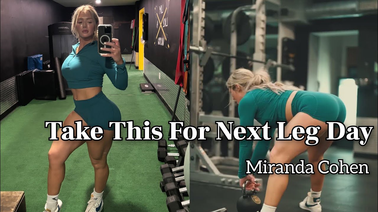 Take This for Next Leg Day | Miranda Cohen #gym #gymmotivation #mirandacohen #viralvideos #feed