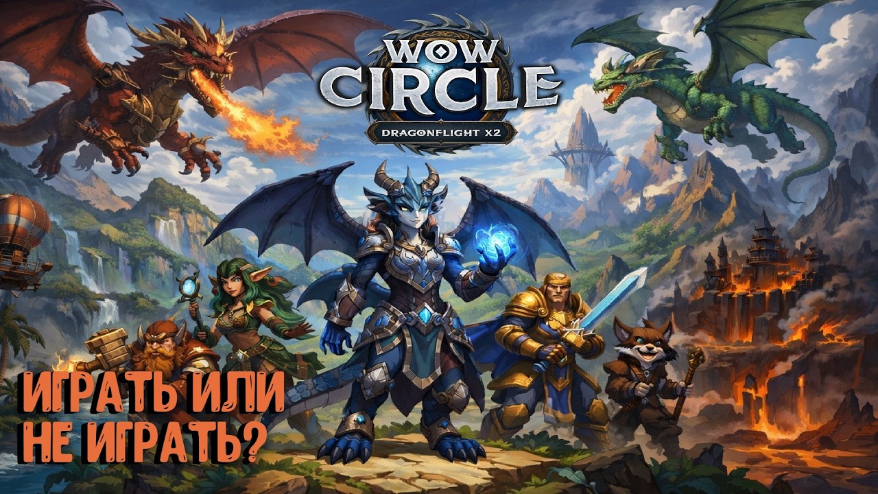 Фреш Dragonflight на Wowcircle | ОБТ | Дата открытия | Стоит ли играть на новом сервере?
