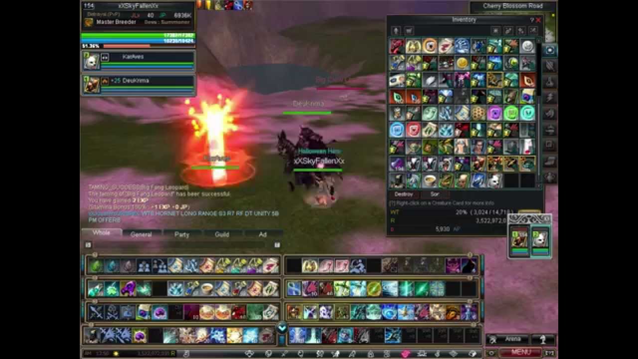 Rappelz Lydian location and taming