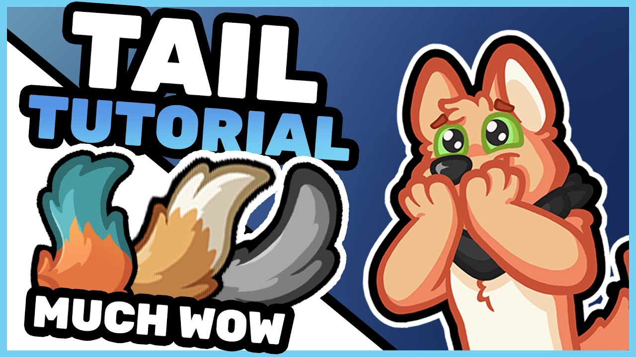 How To Draw Furry Tail🔶 Easy Furry Tail Tutorial 🔶 Furry Art Tutorial