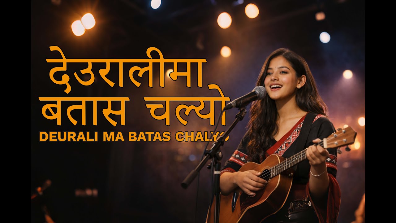 DEURALI MA BATAS CHALYO LYRICS (देउरालीमा बतास चल्यो) | Nepali Song Cover By KEMI | @KEMI.B 