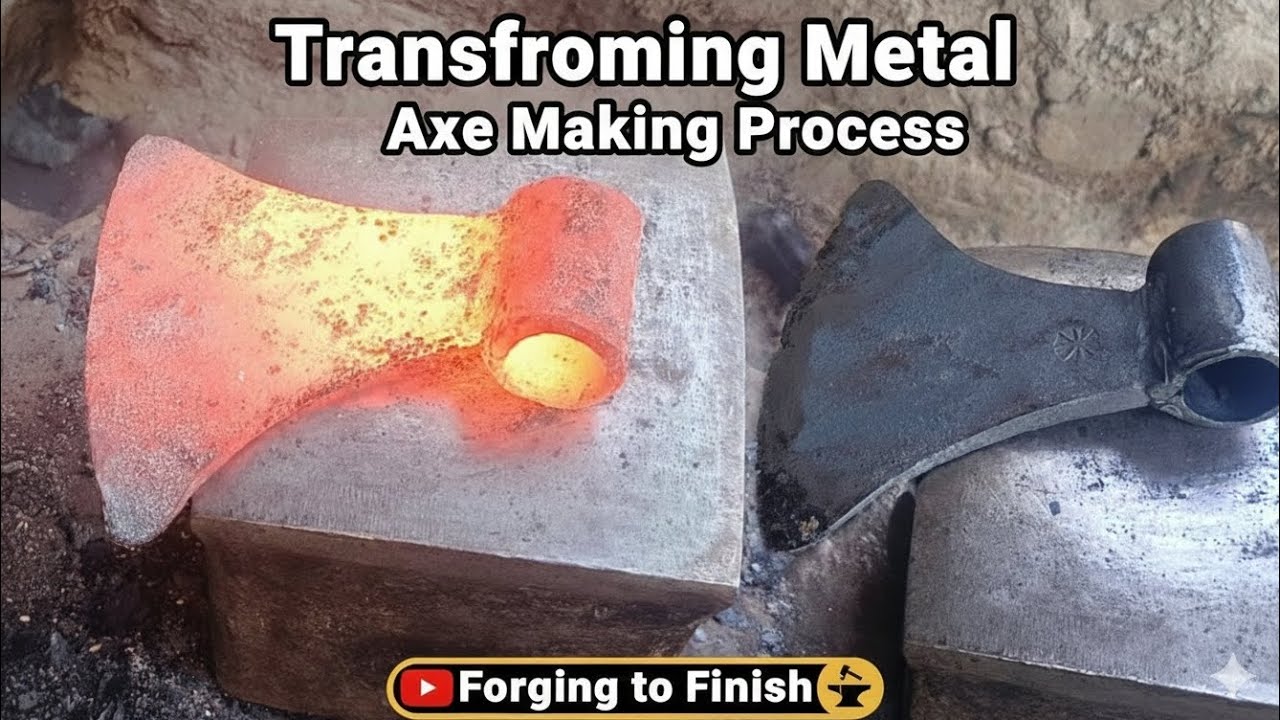 How to make a Axe in All prosses in blacksmith tool||Handwork Axe making. 