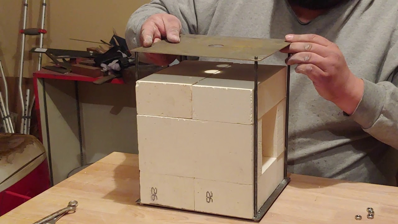 Building a firebrick forge.