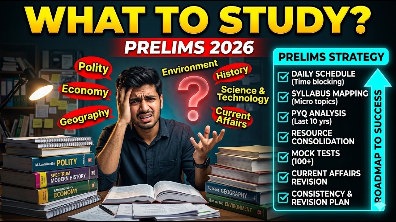 UPSC Prelims 2026 Strategy: What to Study ? | UPSC MindGame | GS War Room