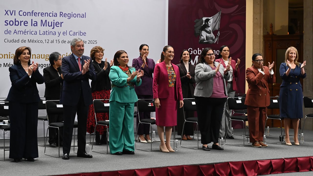 Inauguración XVI Conferencia Regional sobre la Mujer de América Latina y el Caribe. Palacio Nacional
