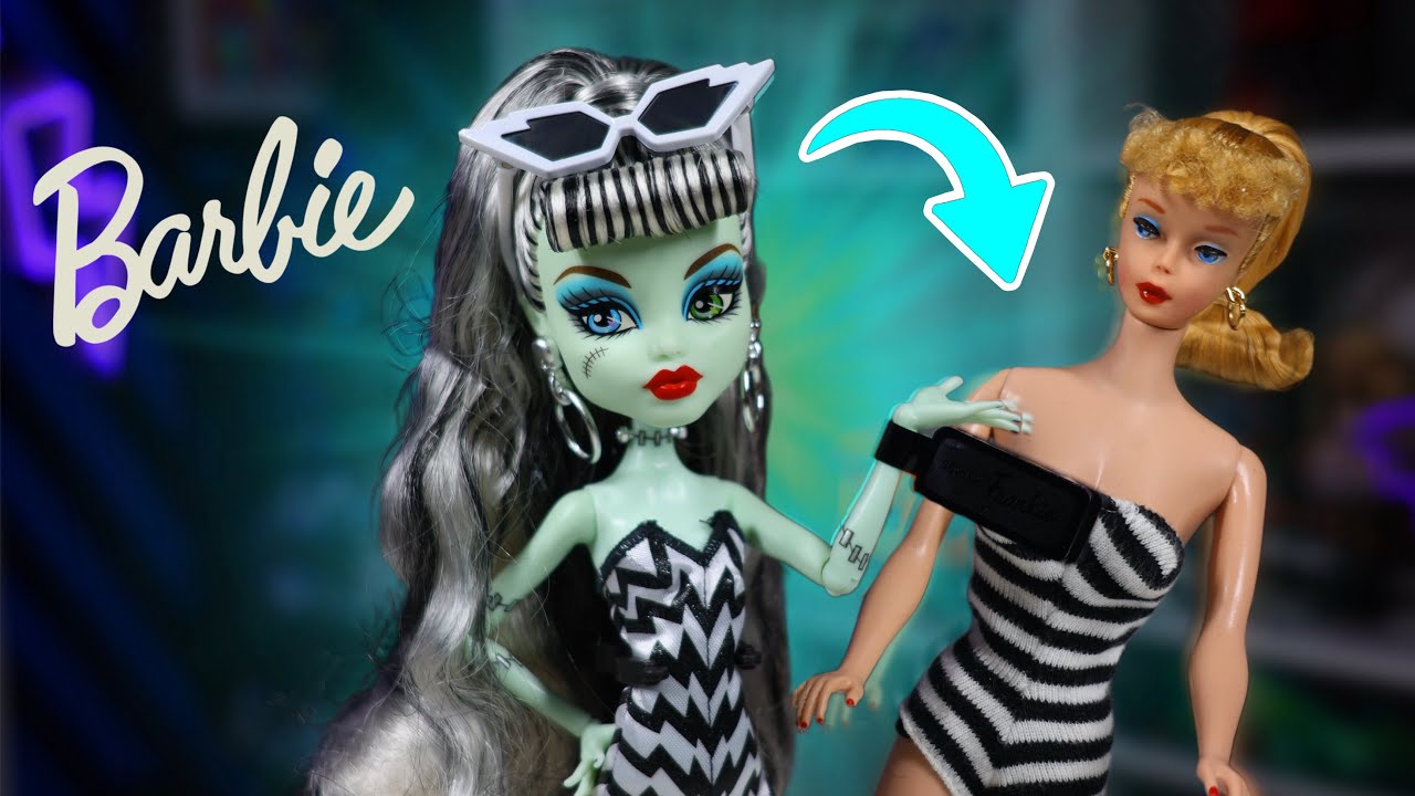 Распаковка куклы Monster High X Barbie Frankie Stein