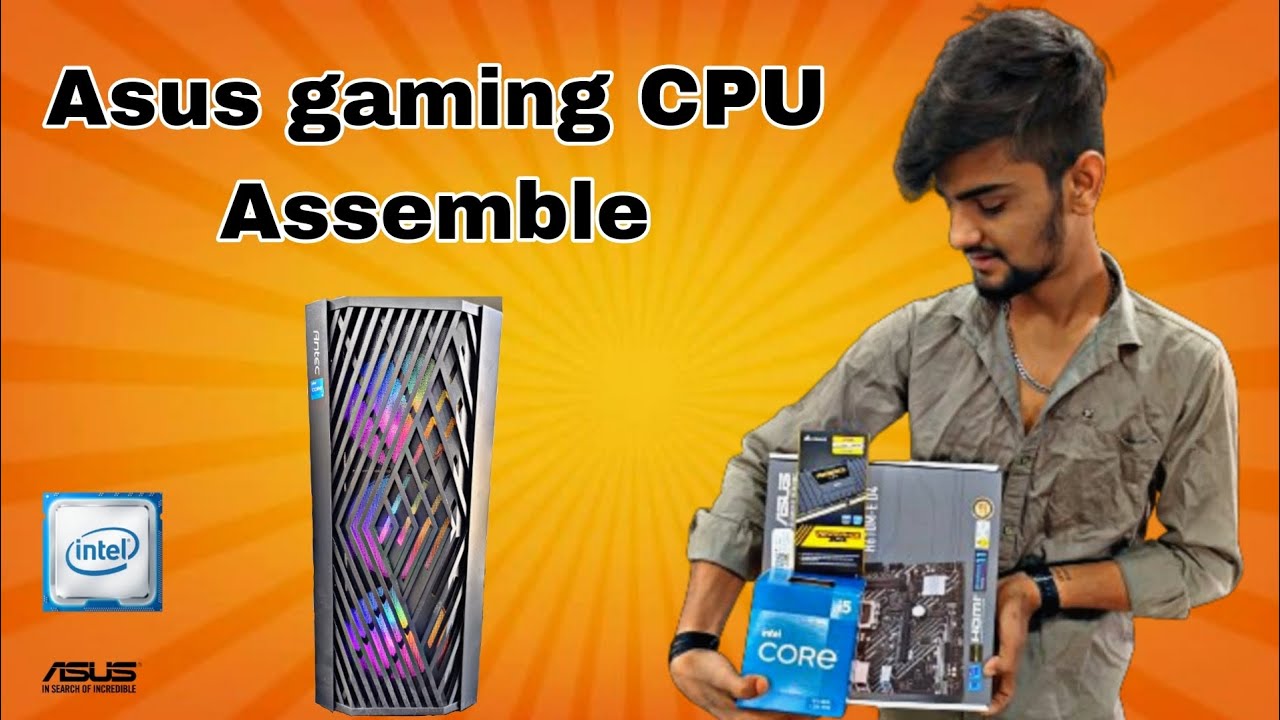 Asus Dekstop Assemble 💥 With Gaming Cabinet / Intel i5 12 gen / 16gb ram / 512 SSD with 2tb HDD 😍