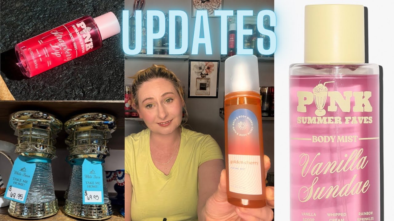 BATH & BODY WORKS + PINK UPDATES! FALL EVERYDAY LUXURIES SNEAK PEEKS 🫣 FOLLOW UP GOLDEN CHERRY MIST