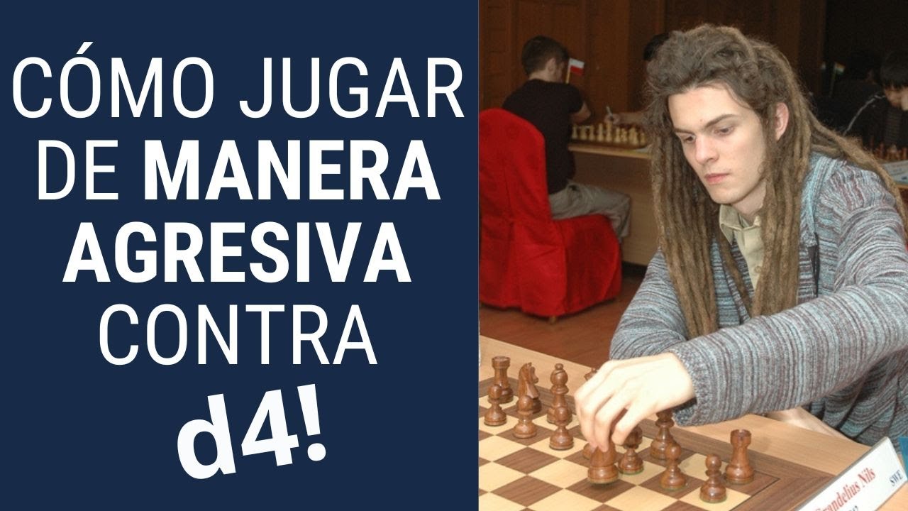 Cómo jugar de manera agresiva con negras contra d4