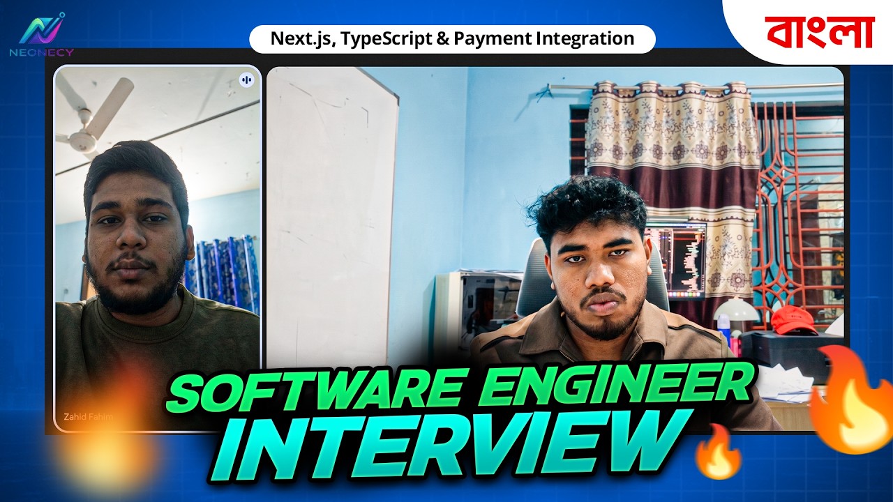 Software Engineer Interview: Next.js, TypeScript & Payment Integration with Zahidul Islam | NEONECY