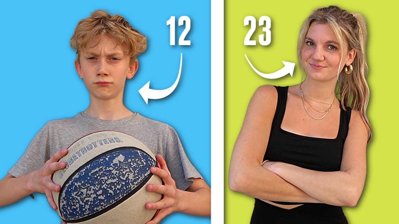23 vs  12 year old TRICK SHOT BATTLE
