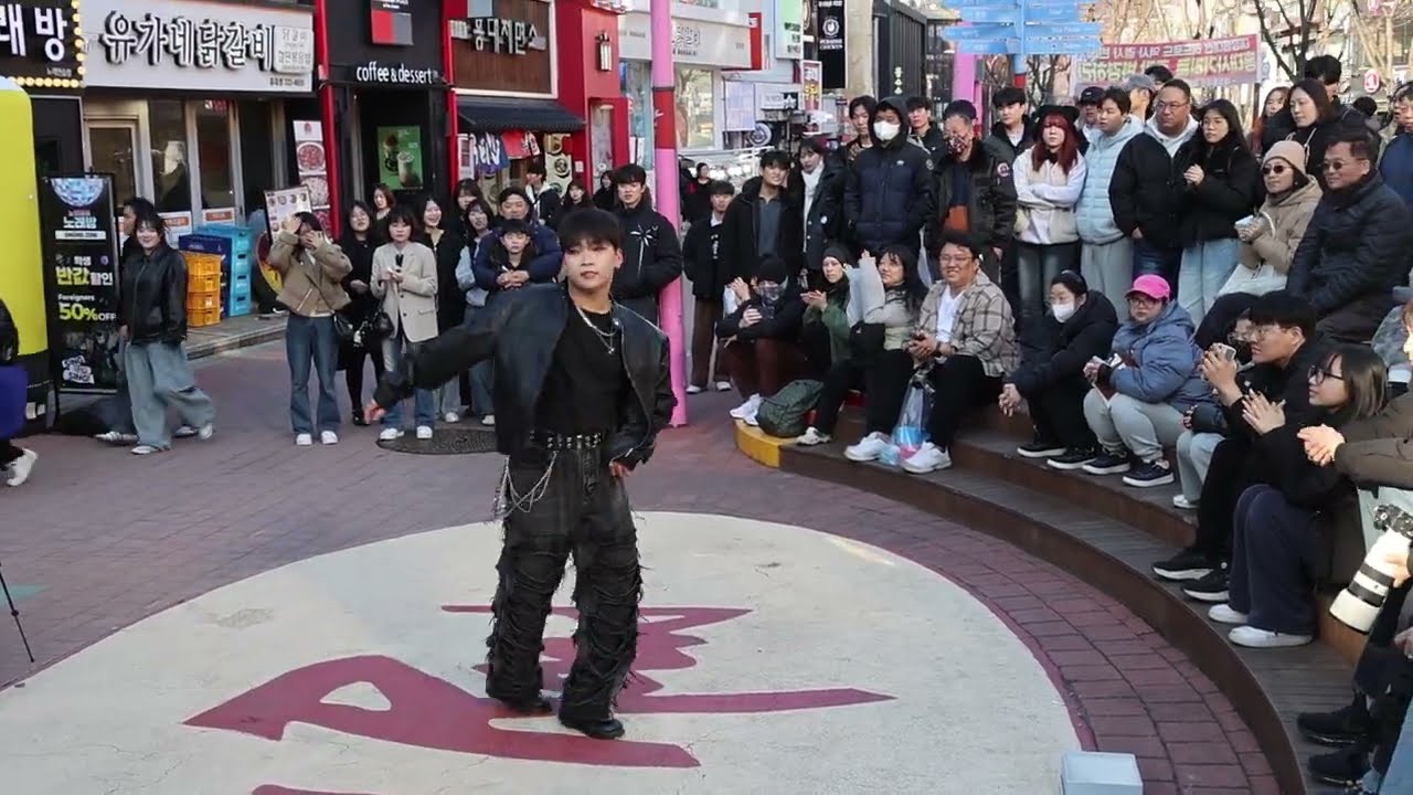 Kpop&JHKTV]Hello Hyunjin&Saehee hongdae kpopdanceStanding Next to You#안녕하세 현진&세희 홍대케이팝댄스#스텐딩 넥스트유