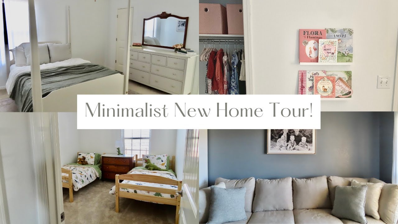 MINIMALIST Home Tour | Come See Our New Home | Minimalist Home Tour