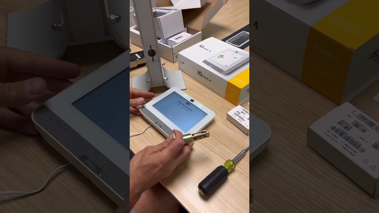 Qolsys IQ Panel 4 & Power G Door Lock & Door Sensor Pairing