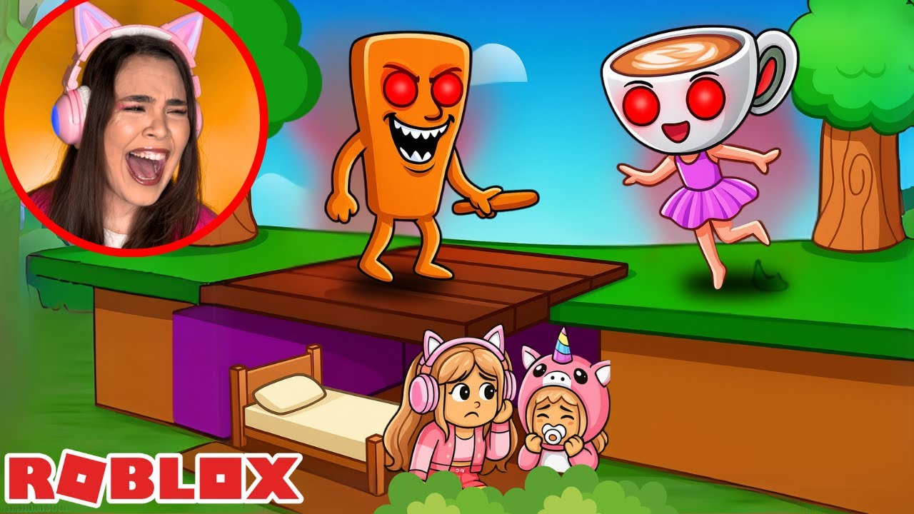 CONSTRUA PARA SOBREVIVER aos MONSTROS no ROBLOX!