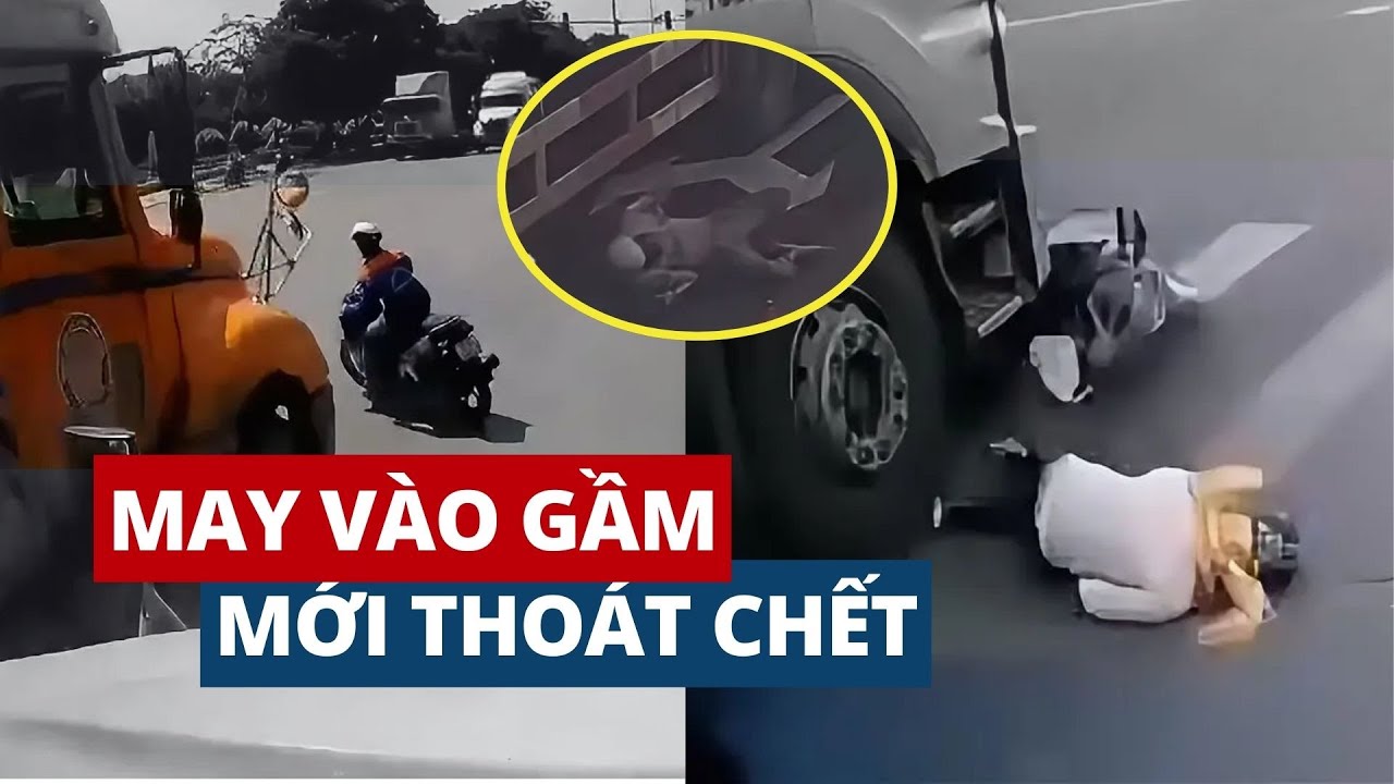 Top 5 pha THOÁT CHẾT kỳ diệu dưới bánh container | CHECK VAR GIAO THÔNG 186 #vovgiaothong #fm91