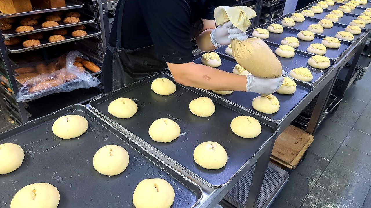 1000 продано за день! Массовое производство подавляющего кукурузного сырного хлеба