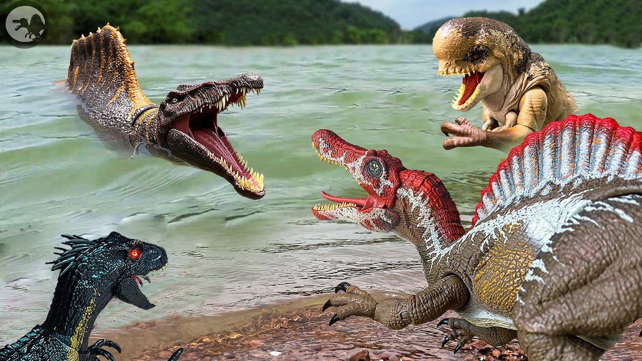 Spinosaurus VS Spinosaurus y D-Rex 🦖La Alianza Inesperada en Jurassic World | Parte 1