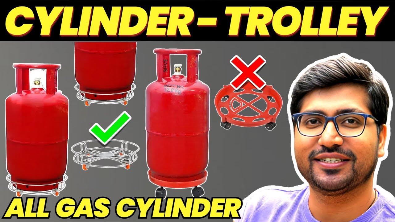 Best Gas Cylinder Trolley In India 2026🔥Best Gas Cylinder Stand for Kitchen | Durable & Rustproof 🛞