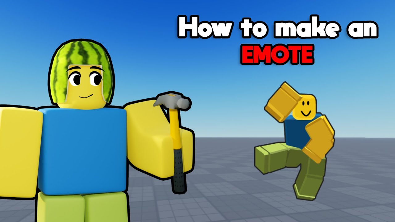 Как создать рабочую эмоцию в ROBLOX STUDIO!