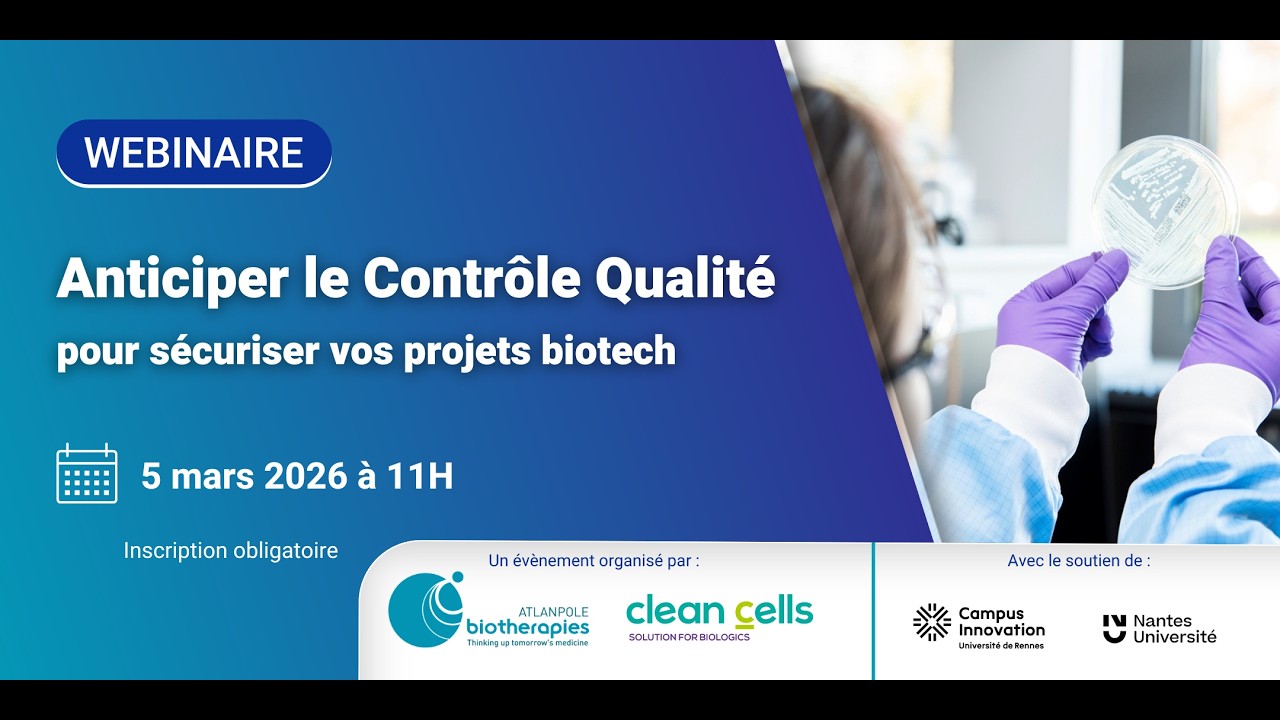 Webinaire – Anticiper le Contrôle Qualité pour sécuriser les projets Biotech