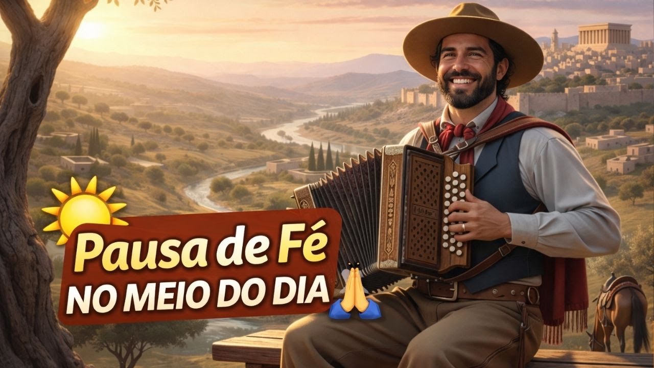 Pausa de Fé no Meio do Dia 🌤️ | Oração Cantada Para Renovar as Forças