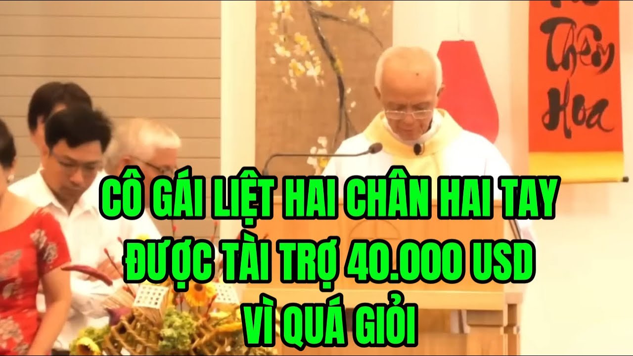 Cô Gái Liệt Hai Chân Hai Tay Được Tài Trợ 40.000 Đô 