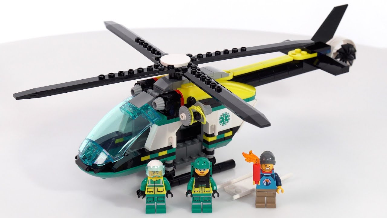 LEGO City Emergency Rescue Helicopter 60405 review: Fresh, new, unique, good, inexpensive!