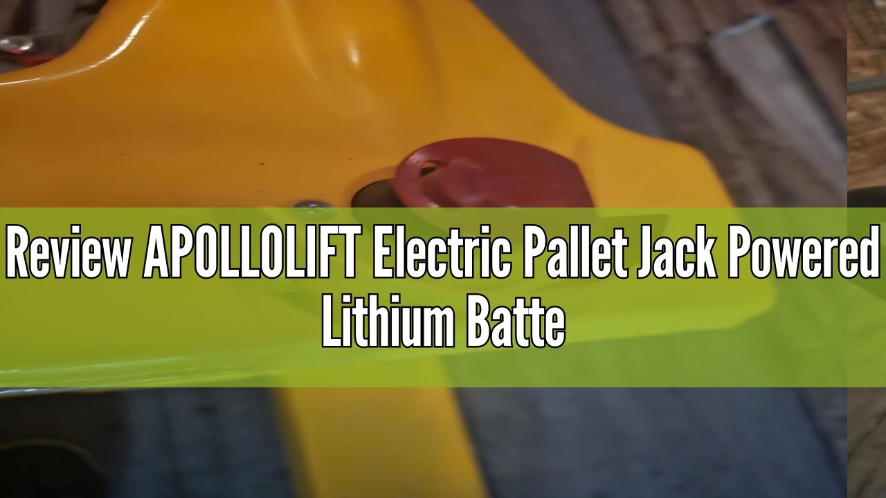 Review APOLLOLIFT Electric Pallet Jack Powered Lithium Battery Classic Pallet Truck 3300Lbs Capacity