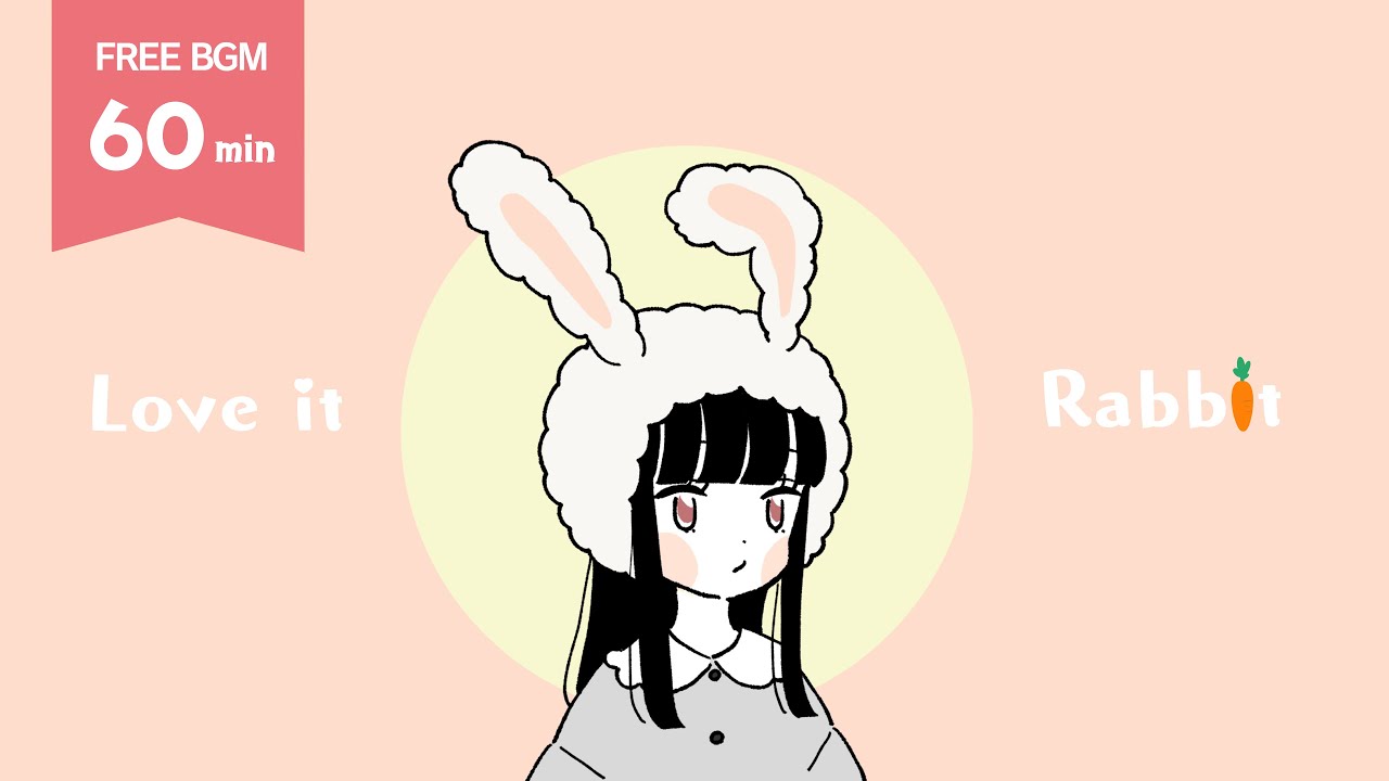 【フリーbgm】Love it Rabbit / かわいい、pop、8bit【1時間】