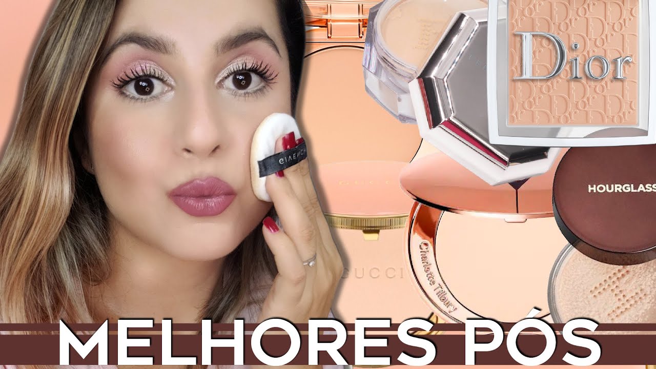 MELHORES PÓS SOLTOS E COMPACTOS | FAVORITOS | dicas para todos os tipos de pele | importados