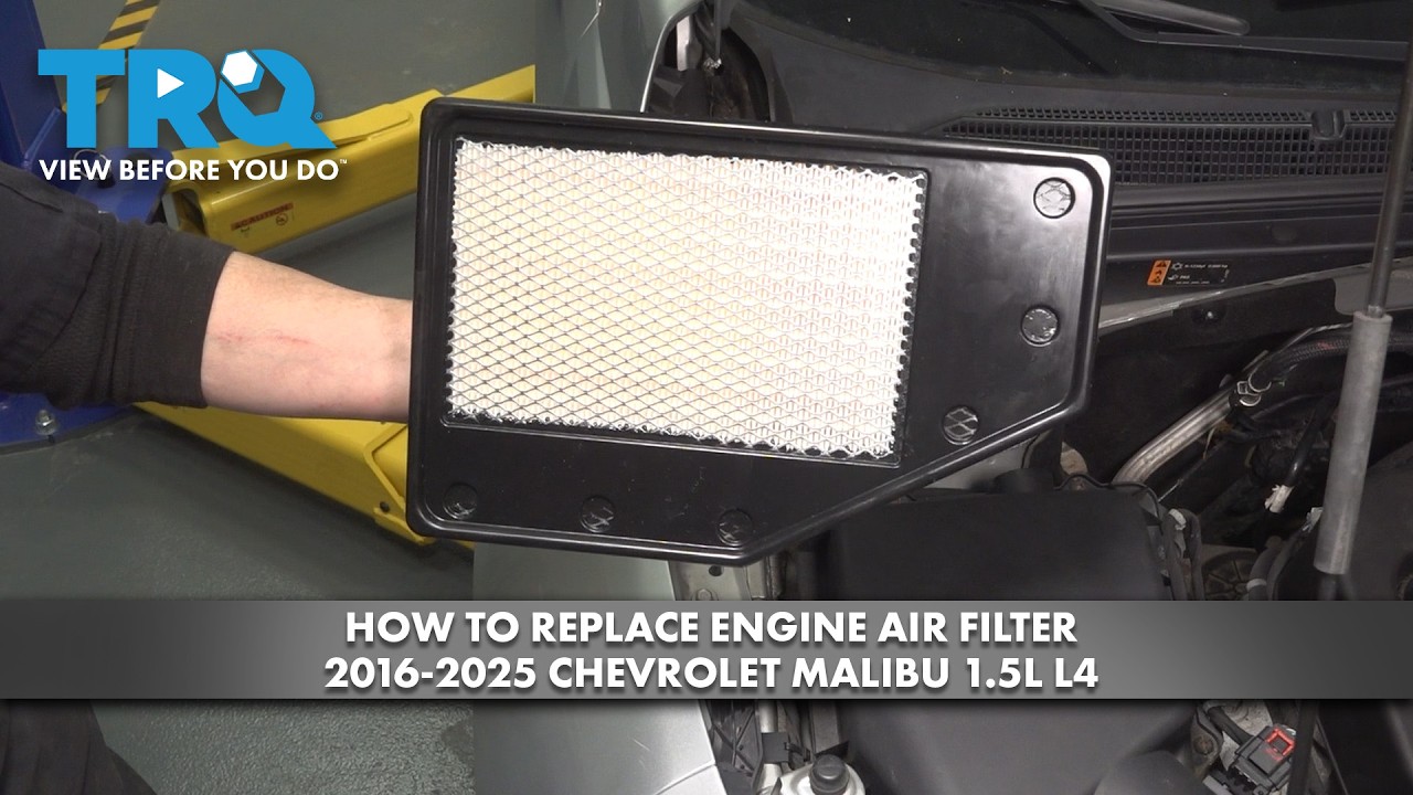 How to Replace Engine Air Filter 2016-2025 Chevrolet Malibu 1.5L L4