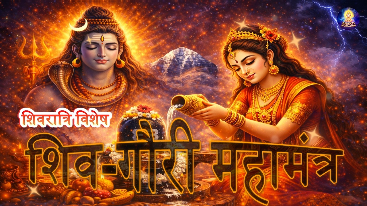 शिव–गौरी महामंत्र 🙏 Shiv Gauri Mantra   | Shiv Parvati Mantra Jaap | Powerful Shiv Shakti Mantra