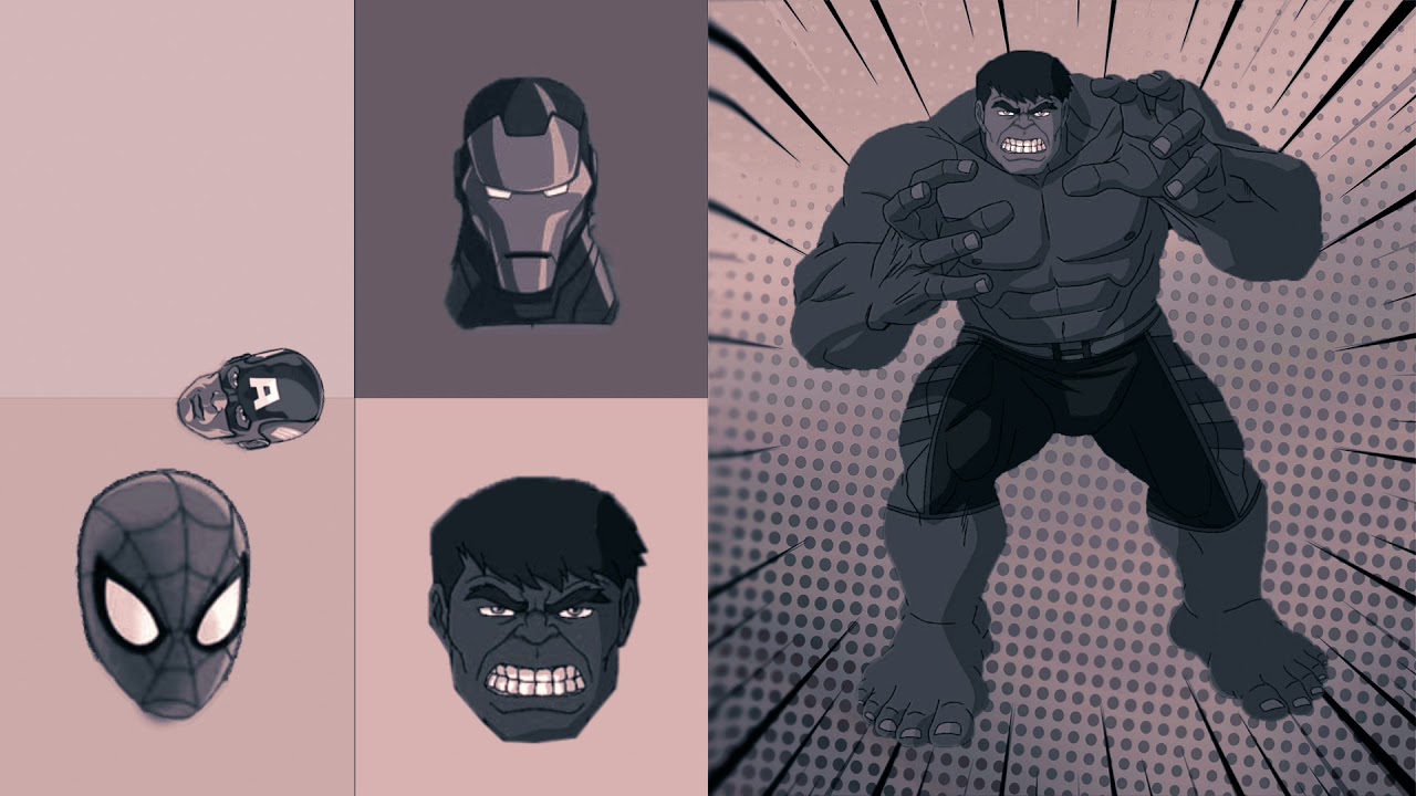 Wrong Colors ㅣ슈퍼히어로 그림자 맞추기 춤 댄스!Wrong Puzzleㅣ아이언맨 스파이더맨 캡틴 헐크 변신Wrong Heads Top