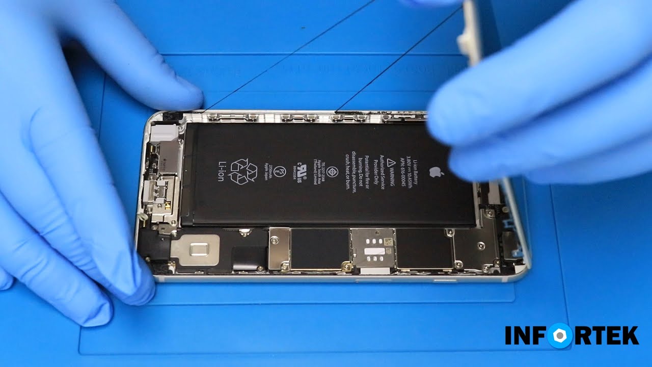 iPhone 6s Plus A1687 battery replacement change easy way (Reparatur)