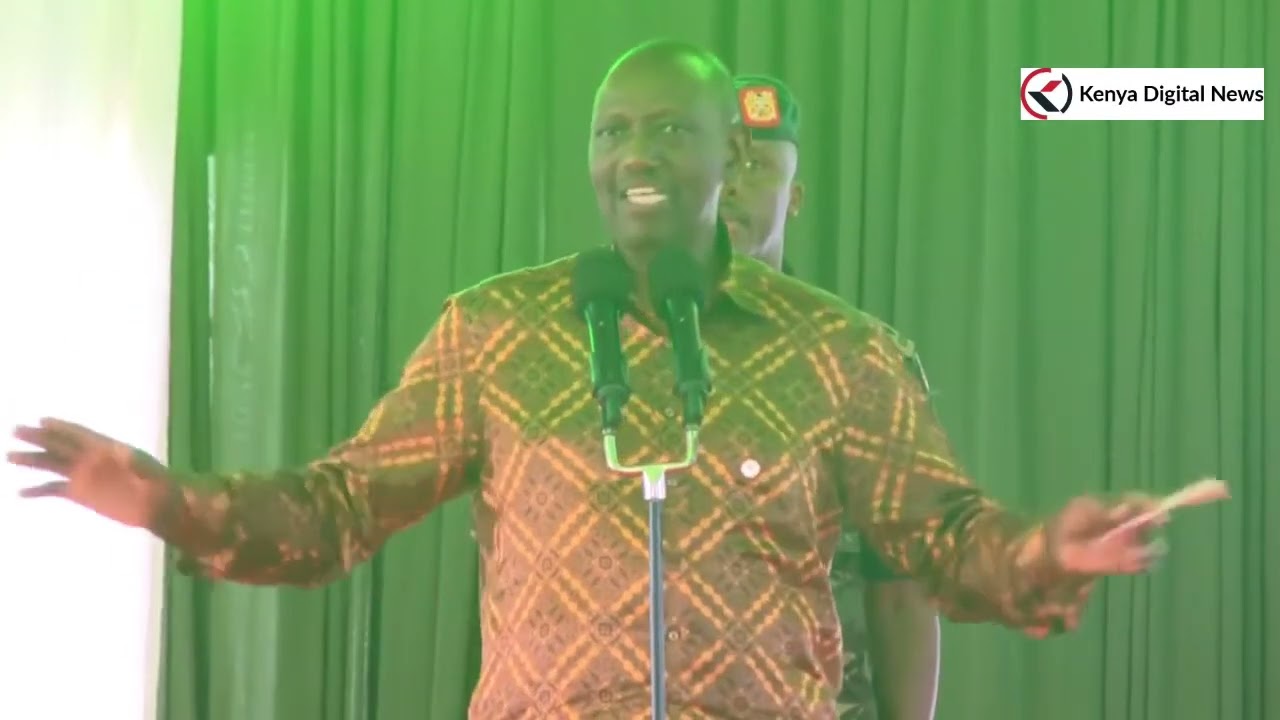 'NILIKUWA NA GAVANA WENU LAKINI AMETISHWA AKATOROKA!' RUTO ON OCHILO AYACKO IN MIGORI!!