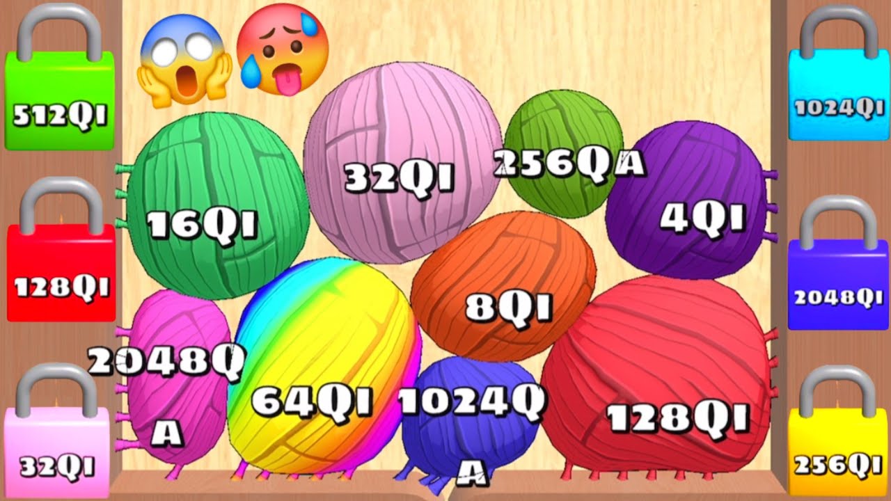 🔵💥Blob Merge 3D Challenge: Merge Blobs for High Scores 1024Qi! Addictive Number Gameplay! 🔥 part 12