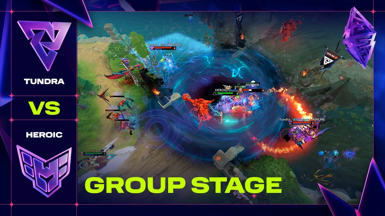 HEROIC vs TUNDRA - Official Highlights - BLAST Slam VI Dota 2