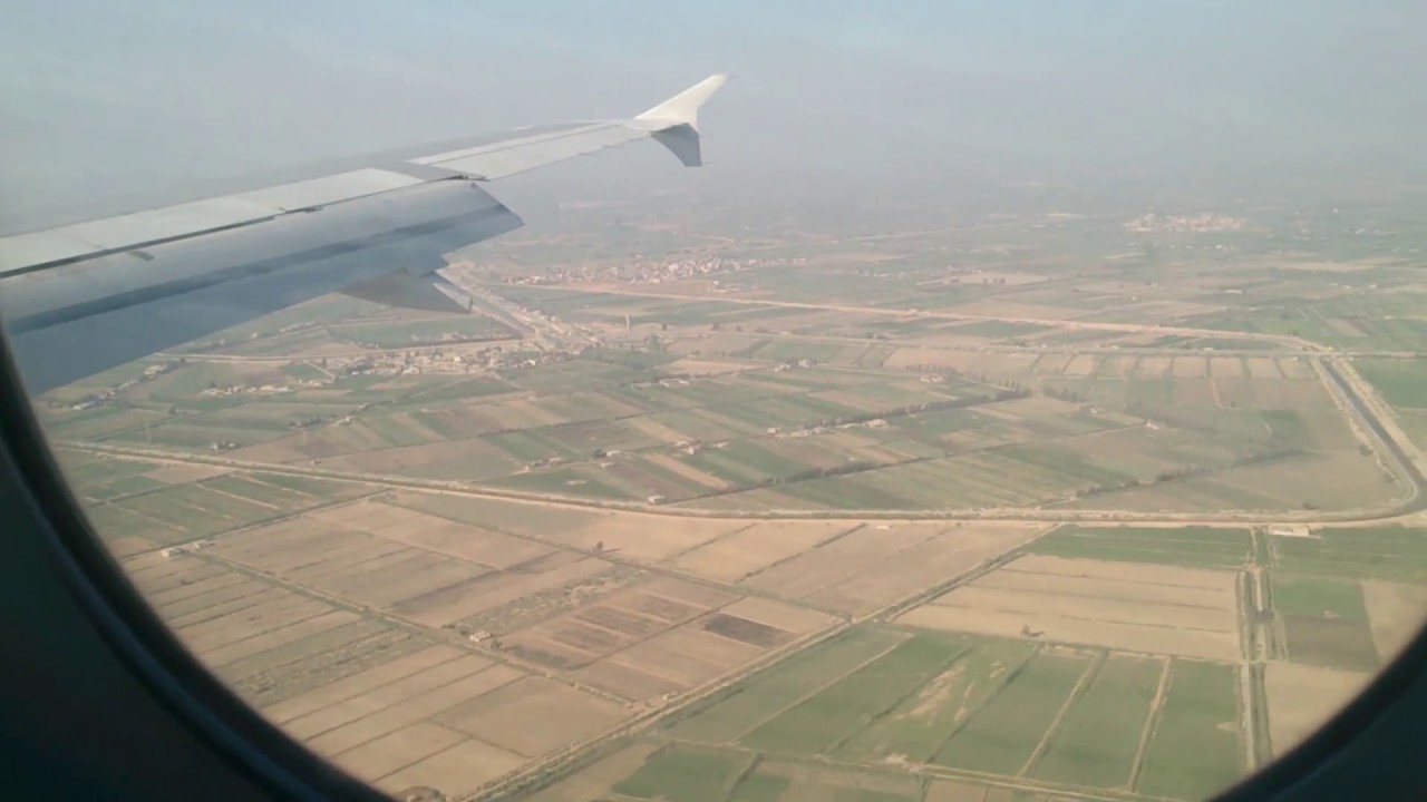 الهبوط في مطار برج العرب بالإسكندرية مصر  Landing at Borg El Arab Airport in Alexandria Egypt (HBE)
