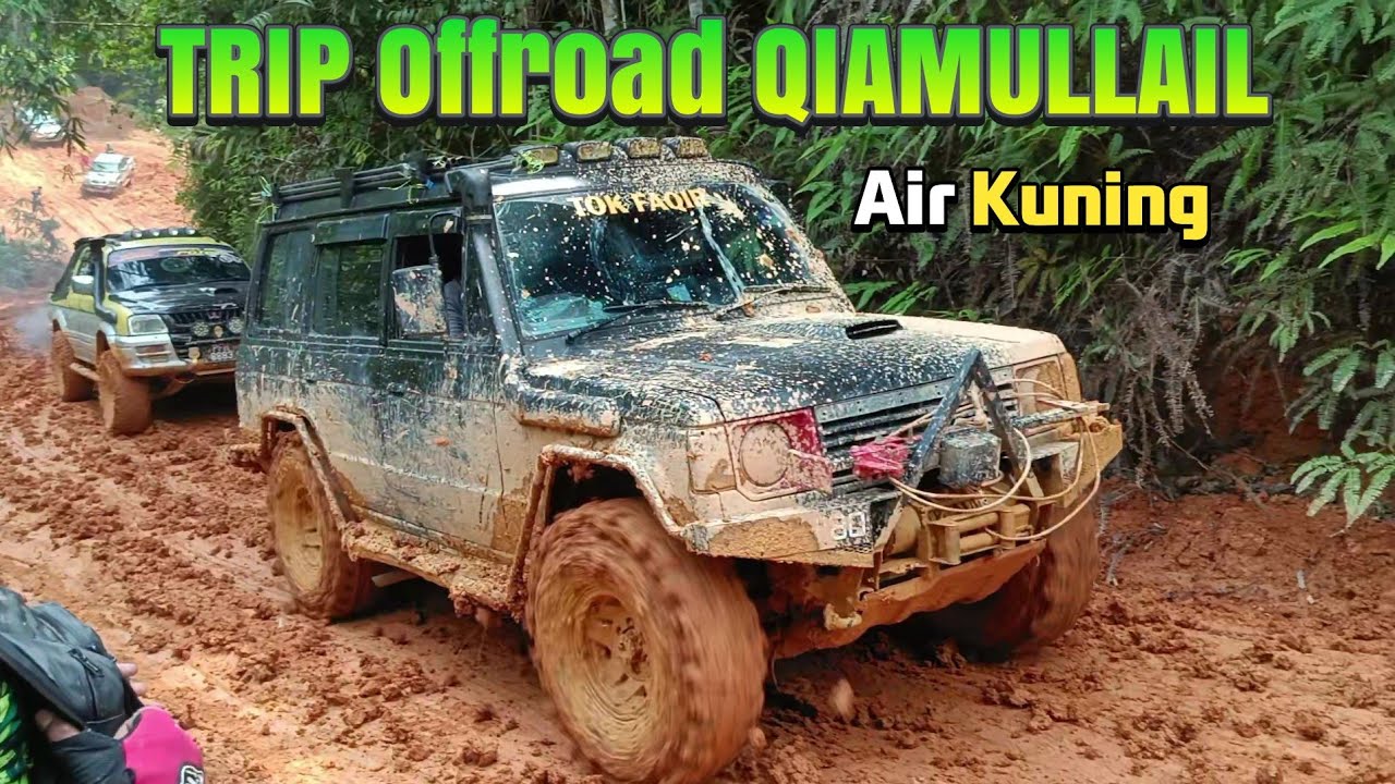 Trip Offroad. Qiamullail di Air Kuning gerik. #pajero #4x4offroad #fypシ #bintanghijau