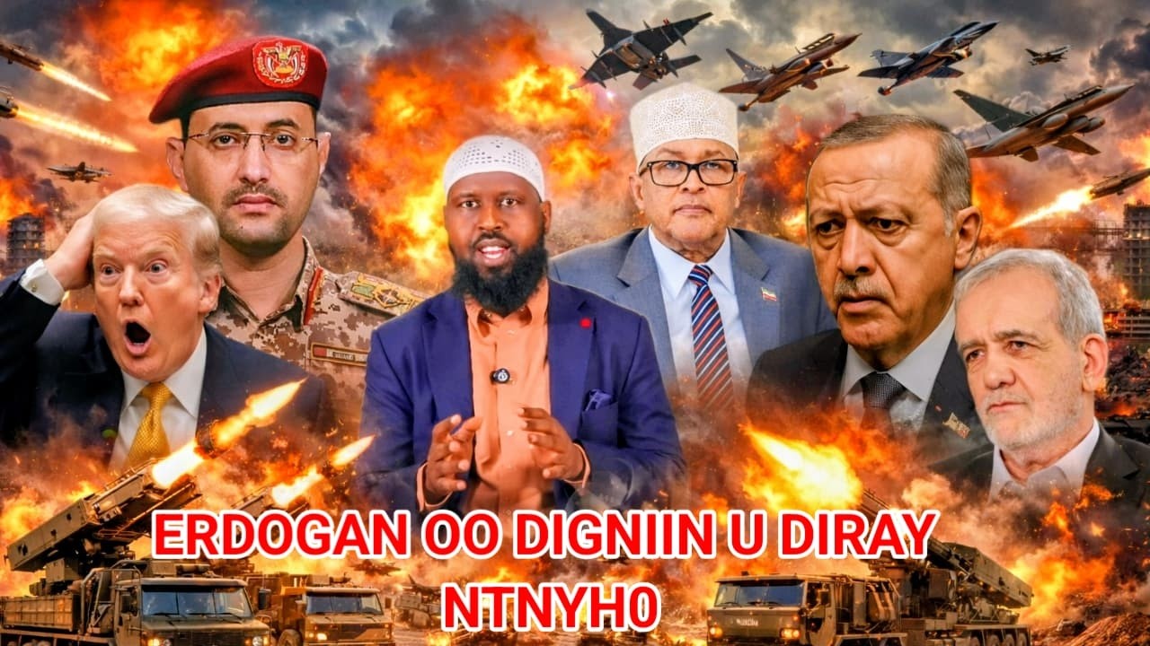 !RAN OO DHULKA KU JIIDAY TRUMP IYO KOOXDISA; ERDOGAN OO NTNYH0 KUSO JEESTAY AQOONSIGA SOMALILAND OO