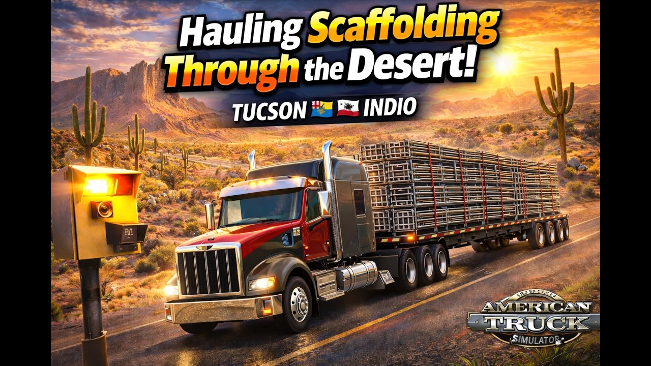American Truck Simulator Ep 9 - Desert Adventure