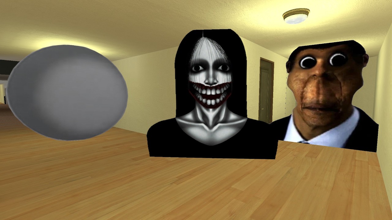 YOISHE, OBUNGA ,CHASED ME LIMINAL HOTEL MAP #gmod_#nextbots