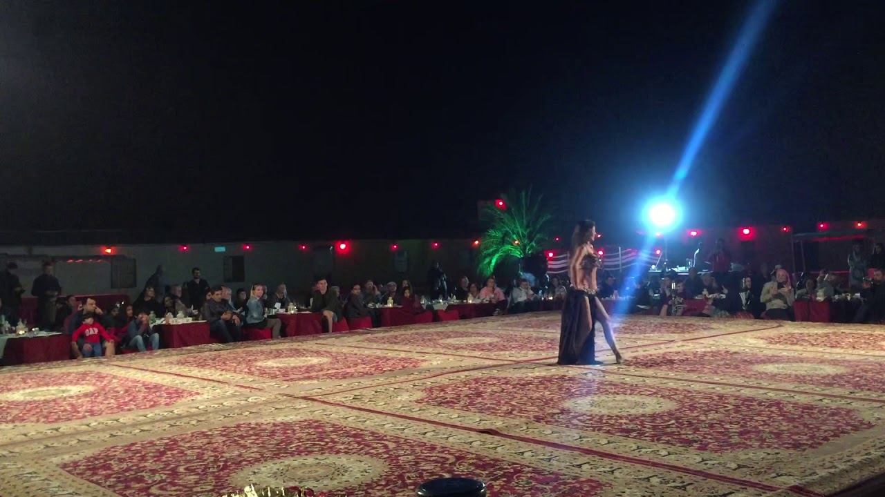 Belly Dancing at Dubai Desert Safari, January 2018, Boshret Kheer