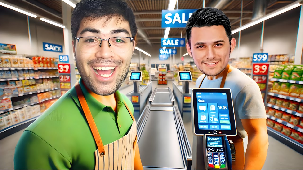 YANGI KASSA OLDIK! ENDI BIZGA KASSIR KERAK EMAS - GROCERY STORE SIMULATOR