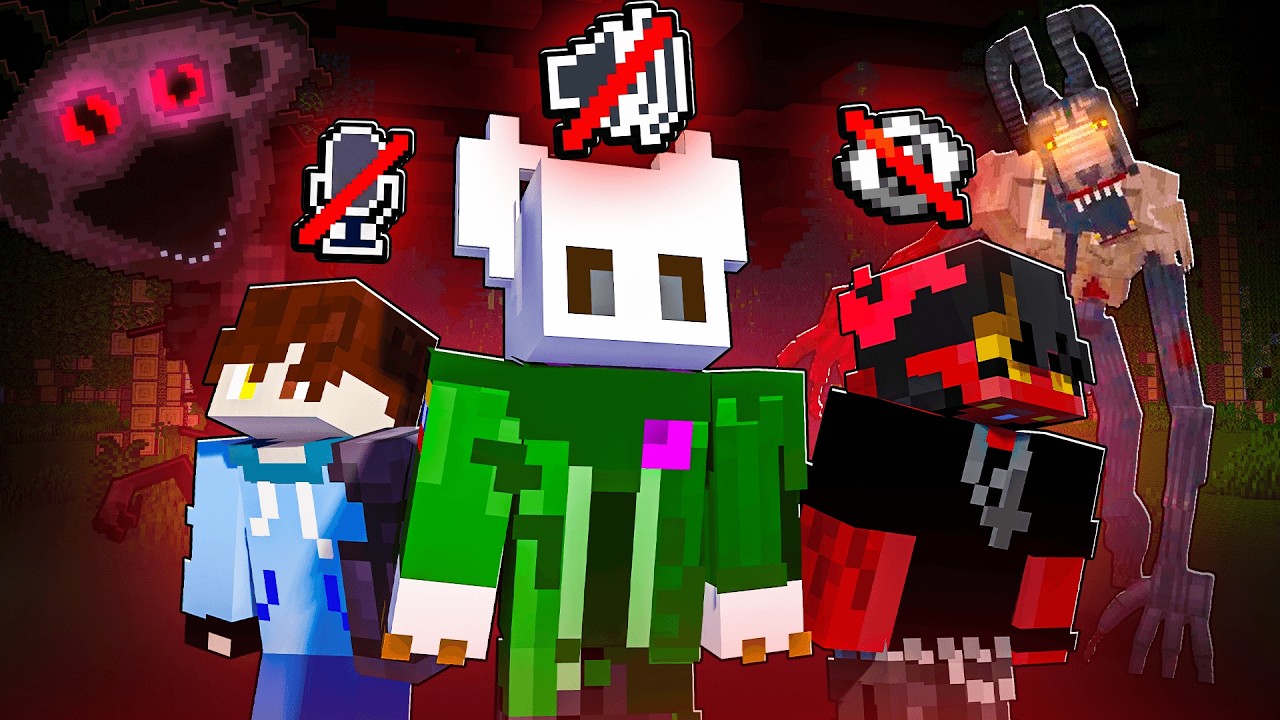 Probamos MODS DE TERROR siendo CIEGO SORDO Y MUDO en MINECRAFT