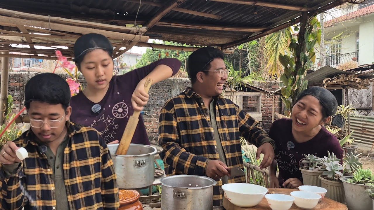 Siblings cooking pork innards 👨‍🍳👩‍🍳|update on mom's health
