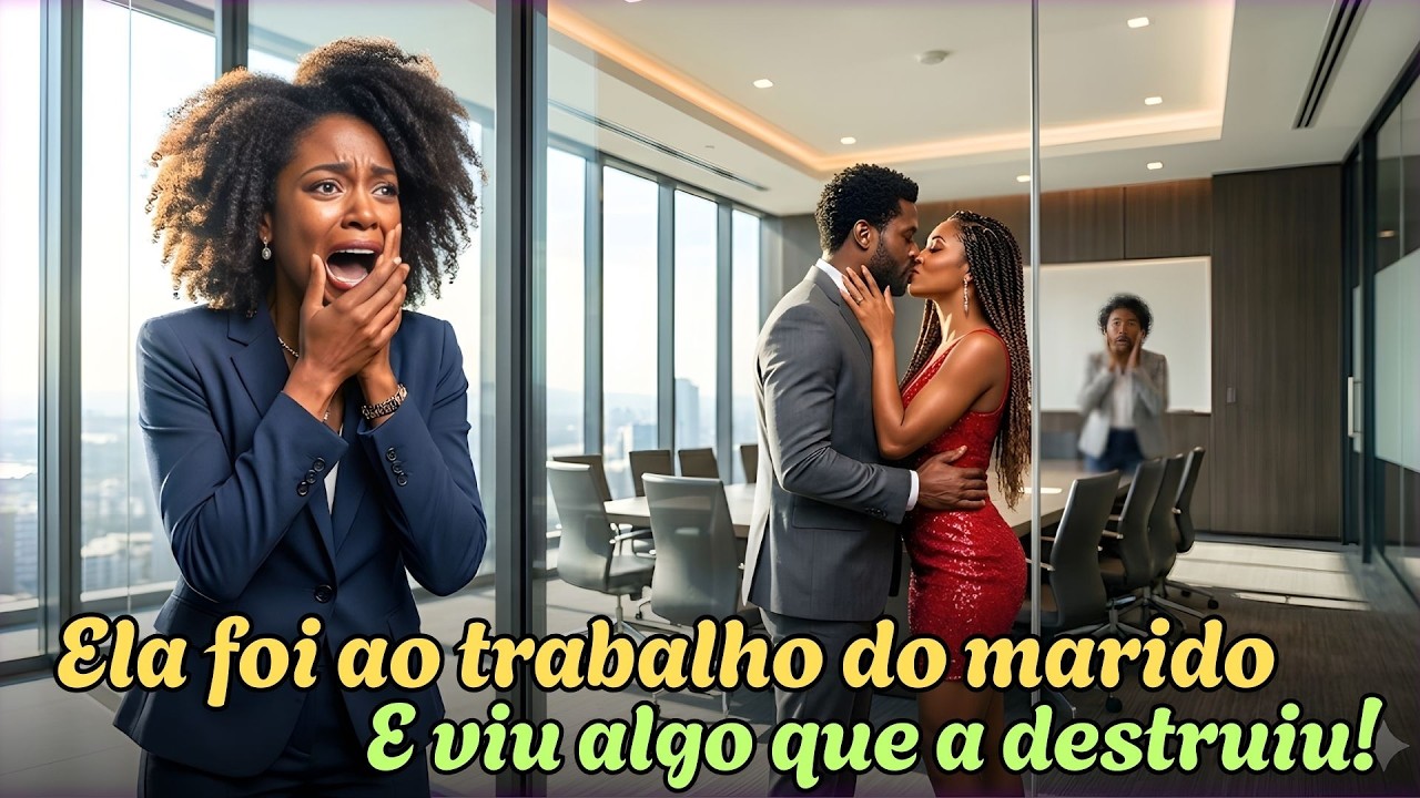Ela vai à empresa do marido… mas o que vê a deixa em choque!