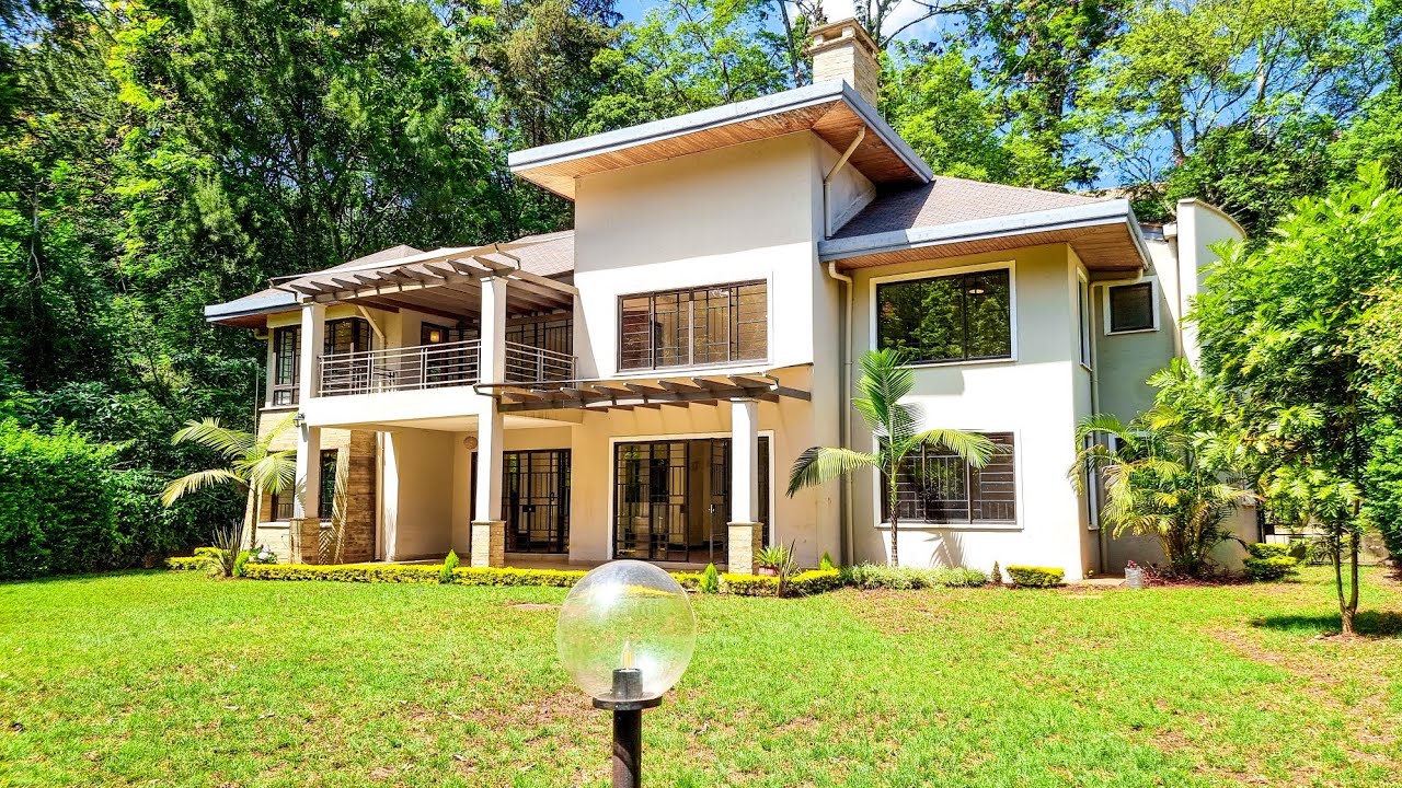Touring a Ksh 120M Modern 5 bedrooms home in Kitisuru | Built on a half acre land
