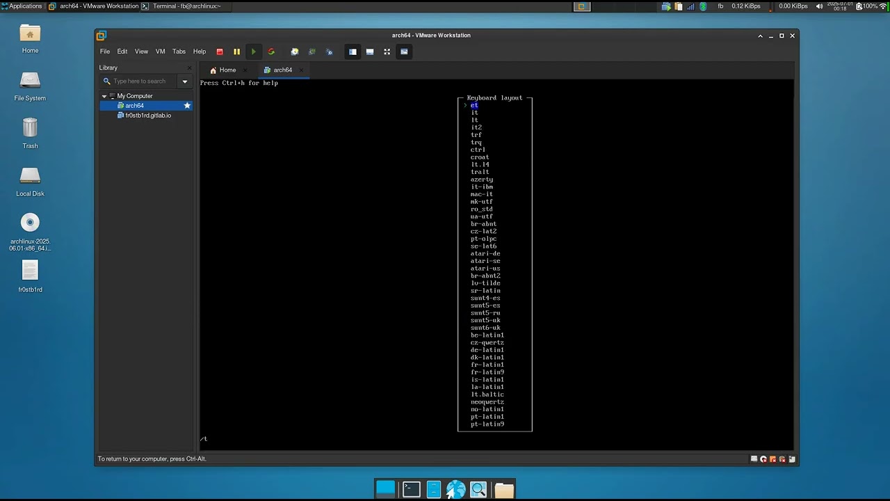 Archception: Arch Linux in Virtual Machine in Arch Linux | XFCE & Internet Torture | 2025